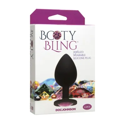 Booty Bling Large Pink 3 8 Inch