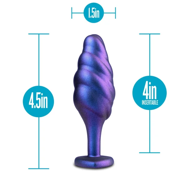 Anal Adventures Matrix - Bumped Bling Plug -  Sapphire
