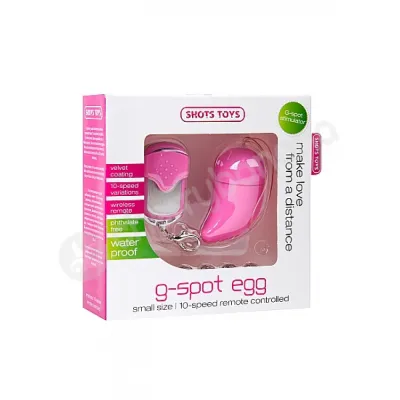 Shots Toys Pink Small G spot Egg Vibrator