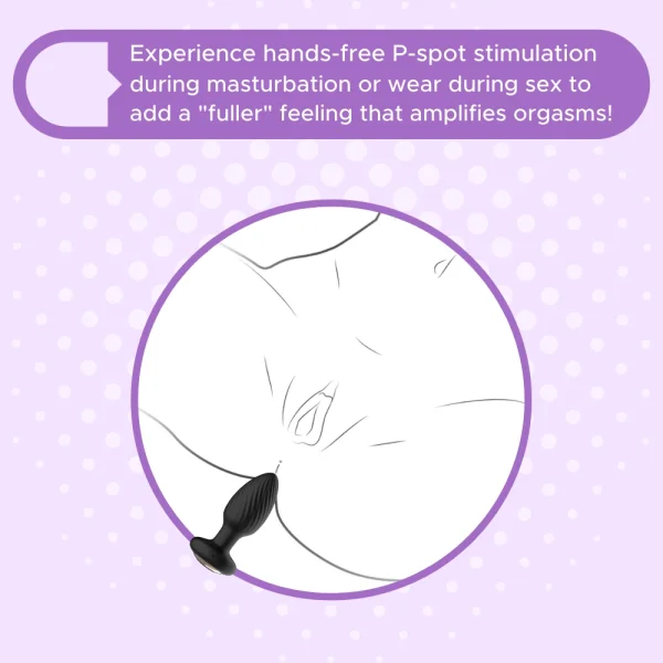 Wireless Rotating & Rim Job Anal Plug