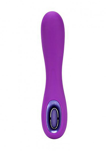 UltraZone Tundra Rose 6x Silicone Vibe - Purple - Silicone Sex Toys