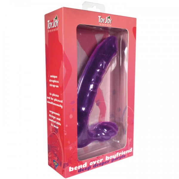 Body Double Go Deeper Purple Strapless Strap-On – 9.5 Inch — image 2 of 2