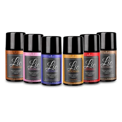 Lic O Licious Throat Coating Flavored Oral Sex Cream 1 7 oz