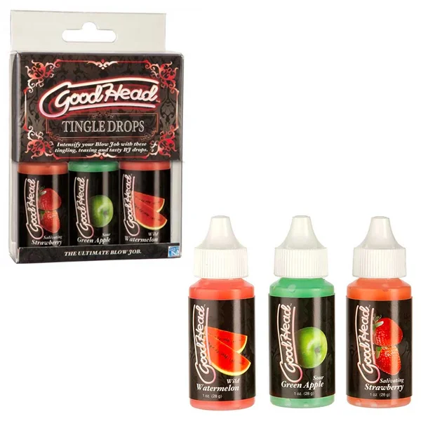 Good Head Blow Job Tingle Drops 3 Pack Set by Doc Johnson — image 7 of 7