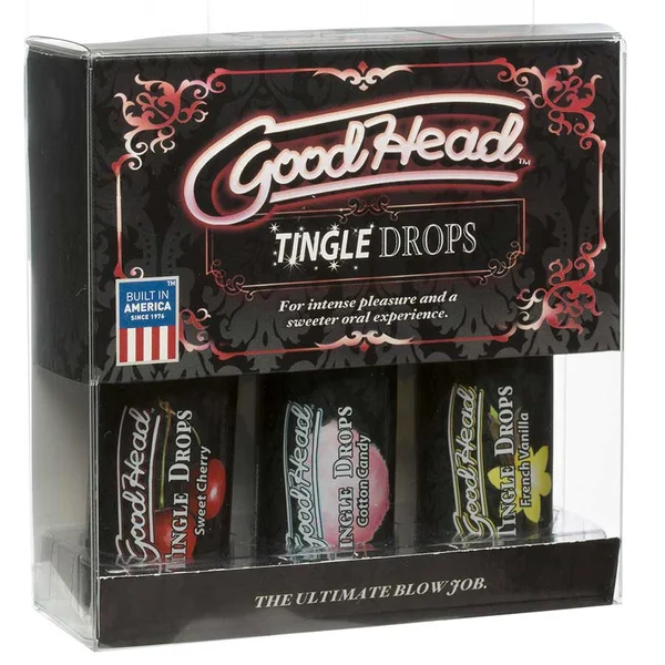 Good Head Blow Job Tingle Drops 3 Pack Set by Doc Johnson — image 3 of 7