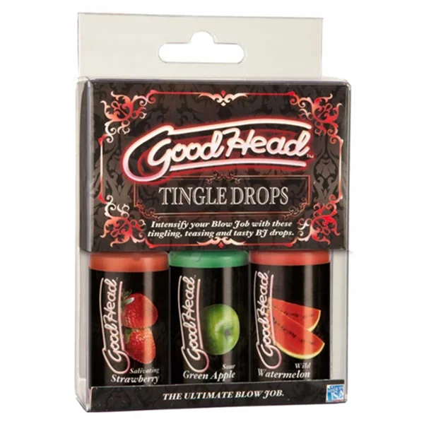 Good Head Blow Job Tingle Drops 3 Pack Set by Doc Johnson — image 5 of 7
