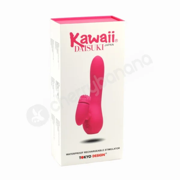 Kawaii Daisuki 3 Cerise Rechargeable Vibrator