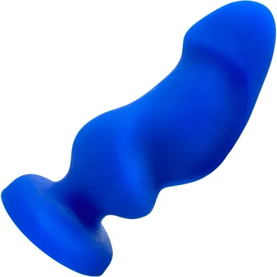 Topped Toys HILT 105 Silicone Butt Plug Blue Steel