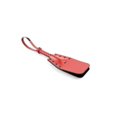 Saffron Studded Spanker Red Black