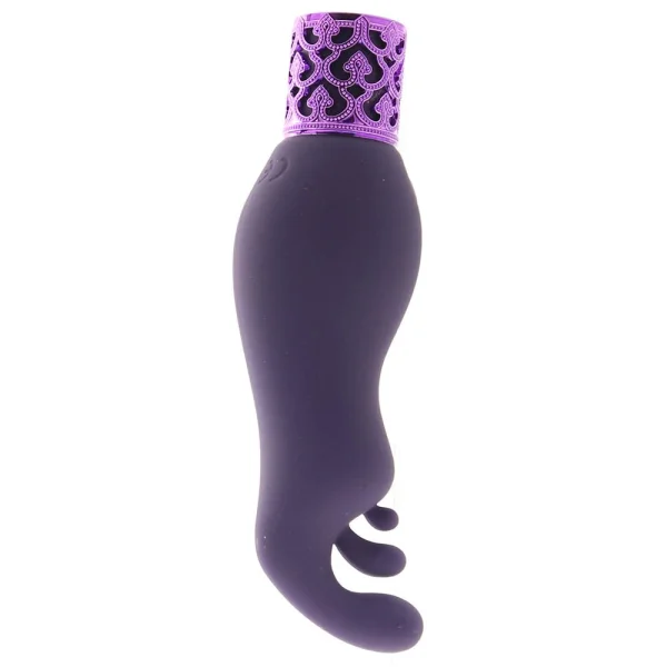 Royal Gems Exquisite Rechargeable Silicone Bullet Purple