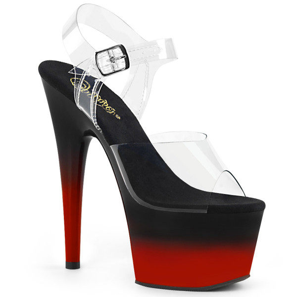 7 inches Heel, 2 3/4 inches PF Two Tone Ankle Strap Sandal — image 5 of 24