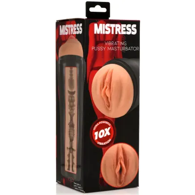 Mistress Vibrating Pussy Masturbator Medium