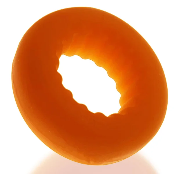 Axis - Rib Griphold Cockring - Orange Ice