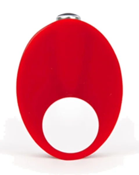 Tlc Calibervibrating Silicone Cock Ring - Red