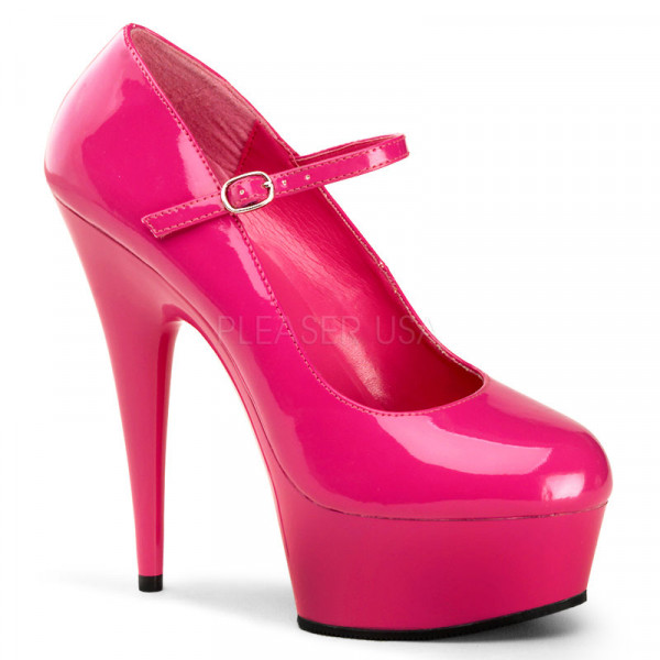 DELIGHT-687 - 6" Stiletto Heel, 1 3/4" PF Maryjane Pump — image 5 of 8