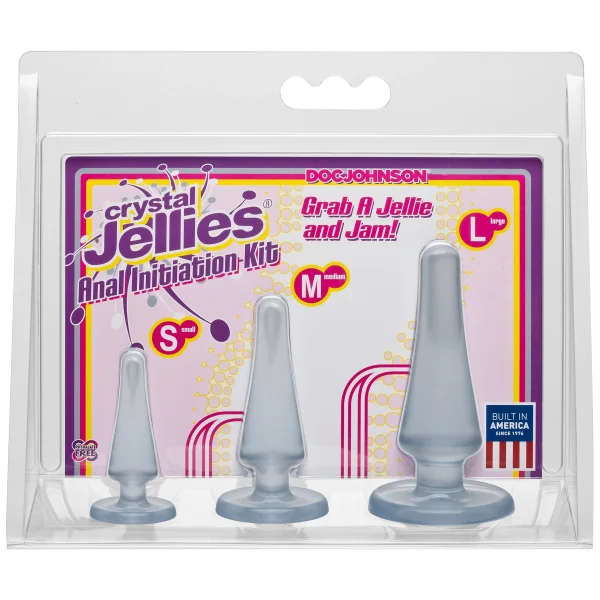Crystal Jellies - Anal Initiation Kit (Clear)