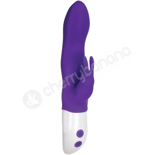 Adam & Eve Eve's Big Love Rechargeable Rabbit Purple Large & Thick Vibrator