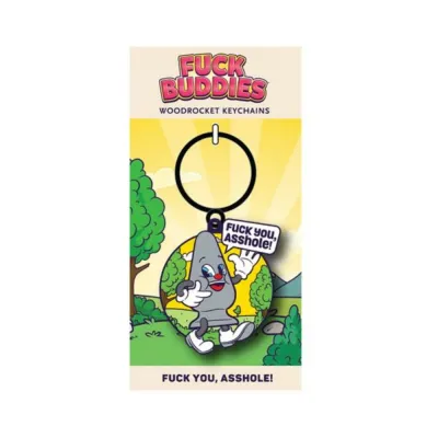 Games Novelty Fuck Buddies Keychain Fuck You Asshole