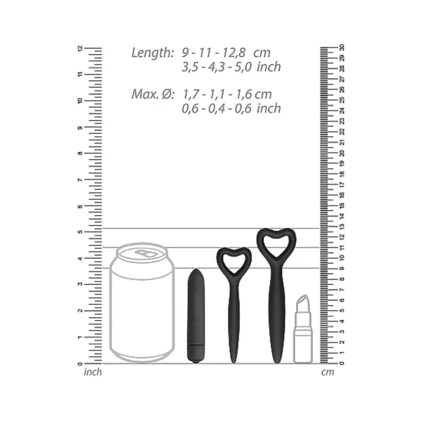 Ouch Silicone Vaginal Dilator Set