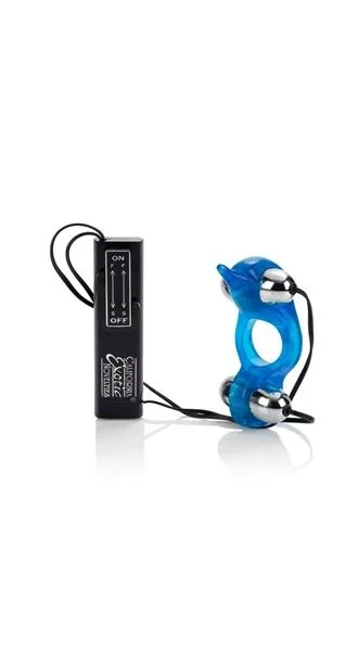 Diving Dolphin Vibrating Love Ring Blue — image 5 of 11