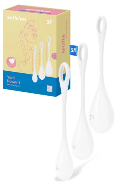 Satisfyer Yoni Power 1 Kegel Ball Set (3 Pce)