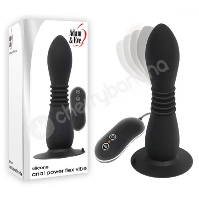 Adam Eve Black Anal Power Flex Vibe