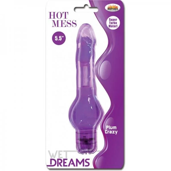 Wet Dreams Hot Mess Purple Realistic Vibrator — image 4 of 4