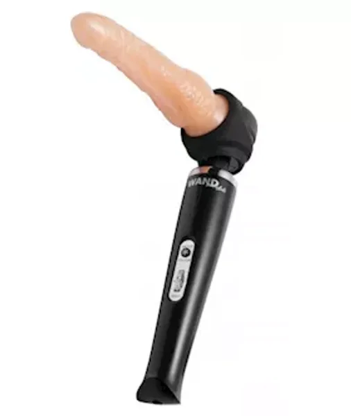 Strap Cap Wand Harness For Dildos - Flesh — image 5 of 6