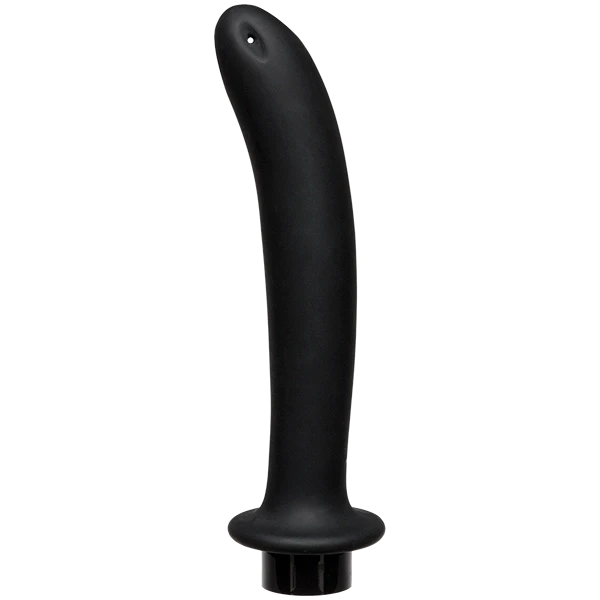 Kink Flow Silicone Anal Douche Accessory Extra Deep - Black