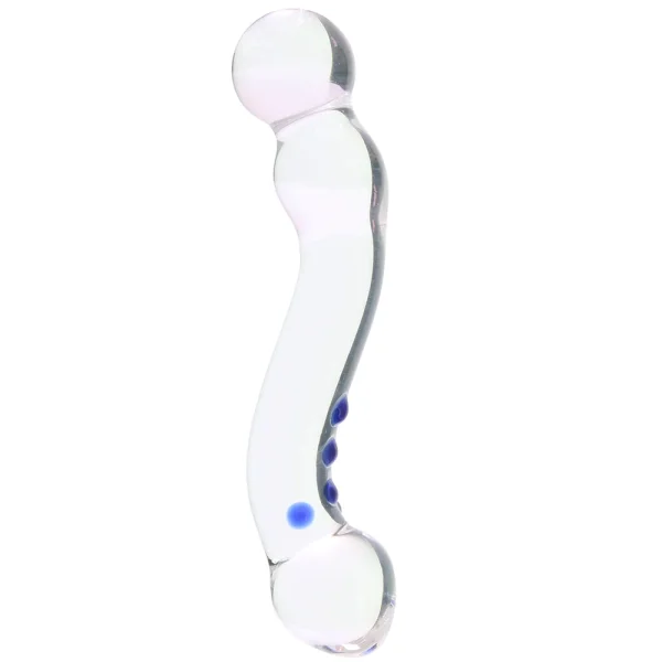 Glas 6in Curved G-spot Glas Dildo