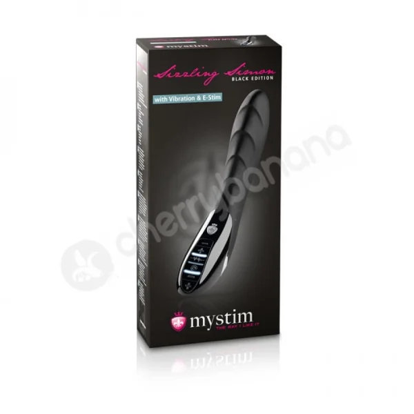 Mystim Sizzling Simon Black Edition E-Stim Vibrator