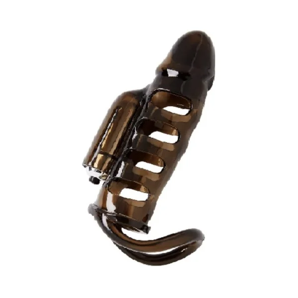 Ram Rod Penis Sleeve With Power Bullet Black — image 4 of 5
