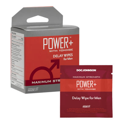Power Delay Wipes for Men 10 Pack