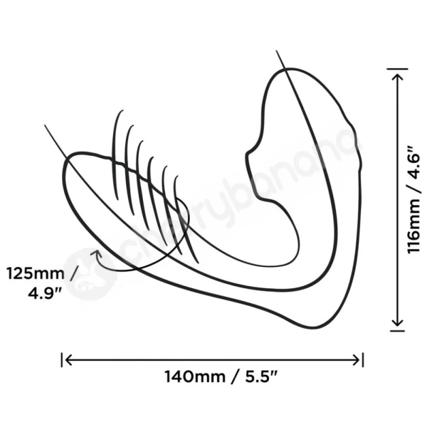 Romp Reverb Double Trouble Clitoral & G-Spot Stimulator