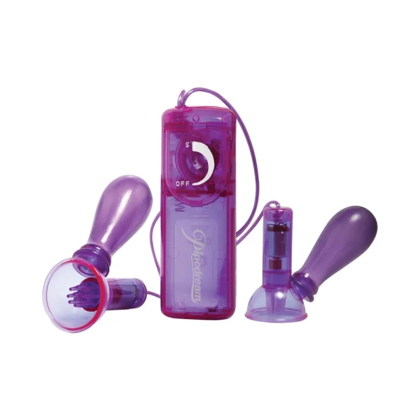 Fetish Fantasy Vibrating Nipple Pumps Purple — image 6 of 15