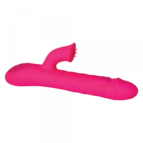 Adam & Eve Eve's Rotating Rabbit Flicker Dual Stim - Pink