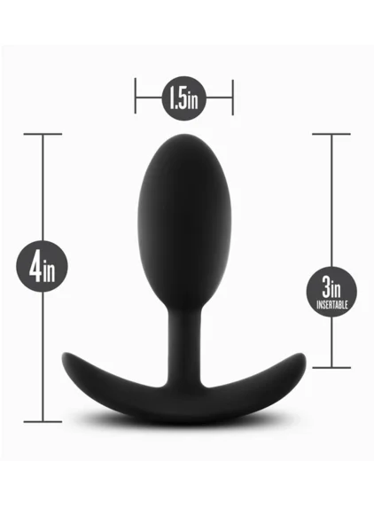 Anal Adventures Platinum - Silicone Vibra Slim Plug — image 23 of 25