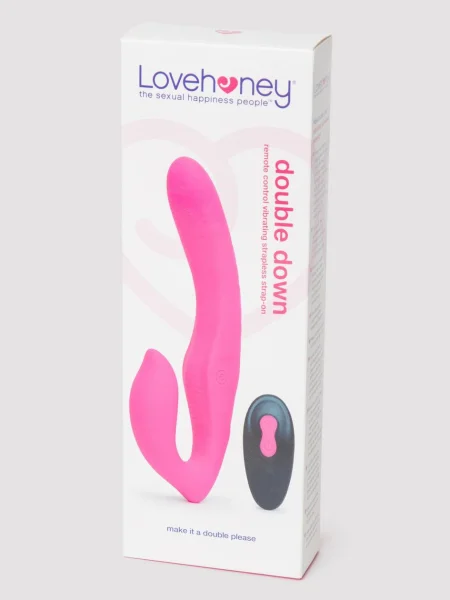 Lovehoney Double Down Rechargeable Remote Control Vibrating Strapless Strap-On