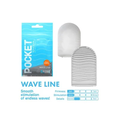 Pocket Tenga Wave Line Stroker