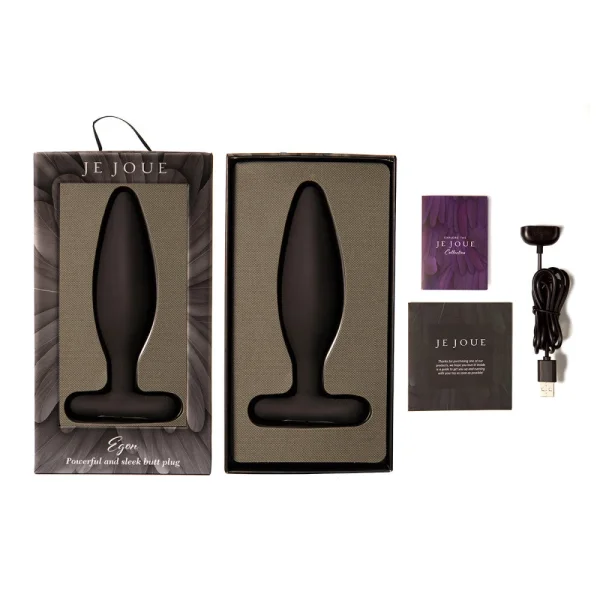 Je Joue Onyx Vibrating Butt Plug