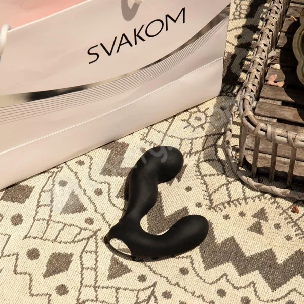 Svakom Iker Black Prostate & Perineum or G-Spot & Clit App Controlled Vibrator