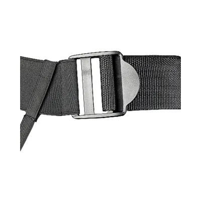 Ouch Twisted Hollow Strap on 8 In Gunmetal Gray
