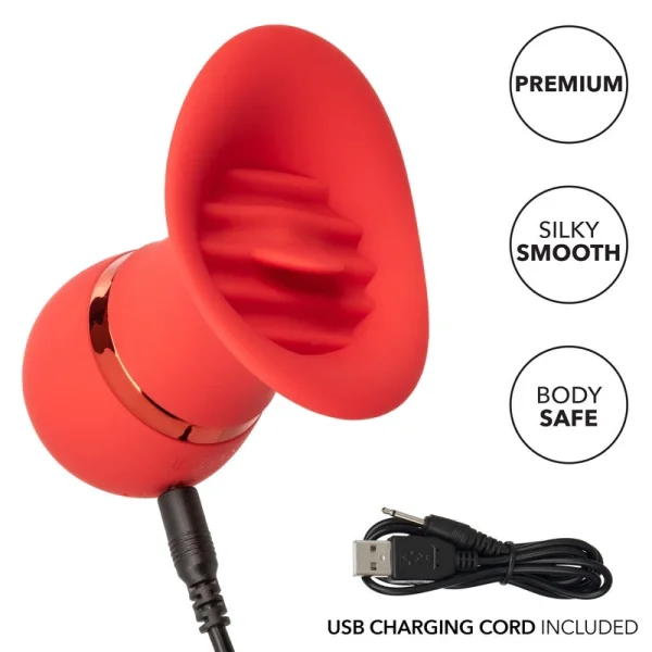 French Kiss Charmer Vibrating Silicone Clitoral Stimulator by CalExotics