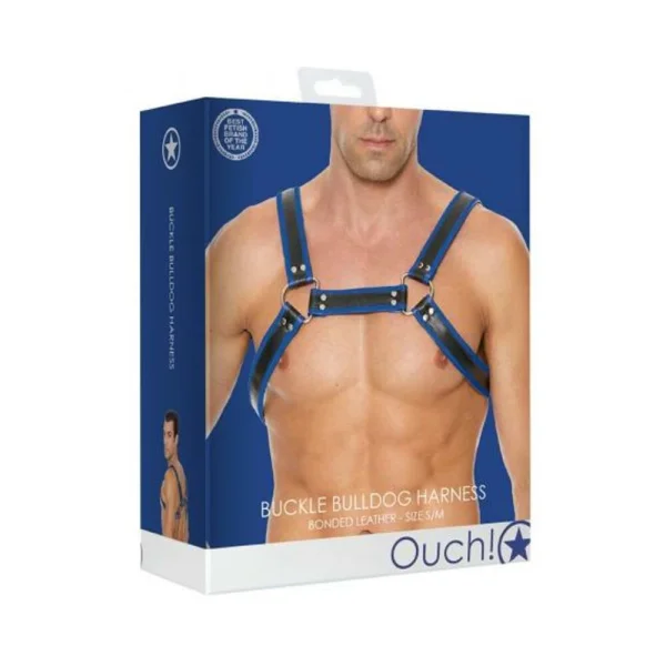 Ouch Harness Men Bull Blue S/m — image 6 of 8