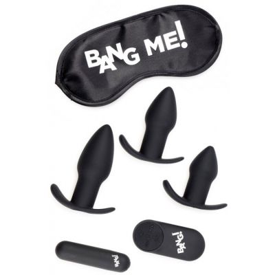 Bang Backdoor Adventure Set Butt Plugs Bullet Blindfold 6 Pce