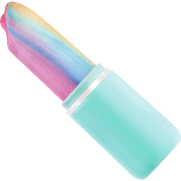 Retro Rechargeable Bullet Vibe in Turquoise