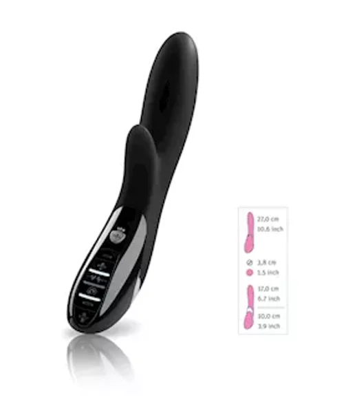 Daring Danny E-stim Vibrator - Black — image 9 of 14