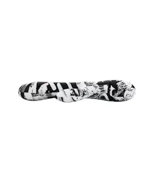 Hype Dual Wand Rabbit Vibrator - Black / White — image 12 of 13