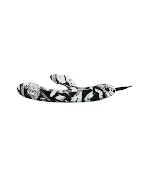 Hype Dual Wand Rabbit Vibrator - Black / White — image 10 of 13