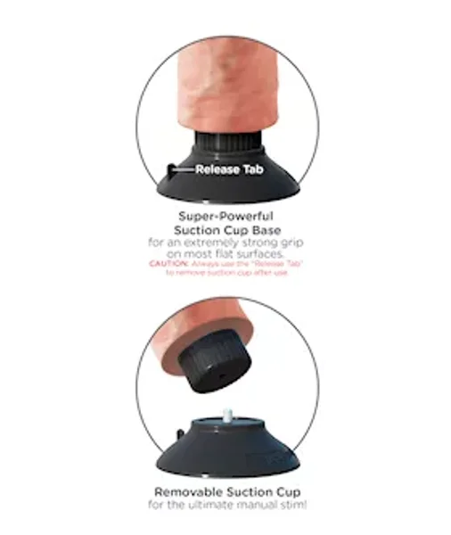 Kink Cock 7 Vibrating Suction Dildo — image 13 of 17